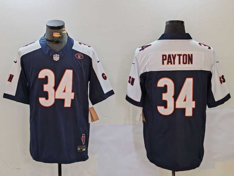 Men's Chicago Bears #34 Walter Payton Limited Navy Thanksgiving Fashion FUSE Jersey,We sell and wholesale Men's Chicago Bears #34 Walter Payton Limited Navy Thanksgiving Fashion FUSE Jersey on line form chian!